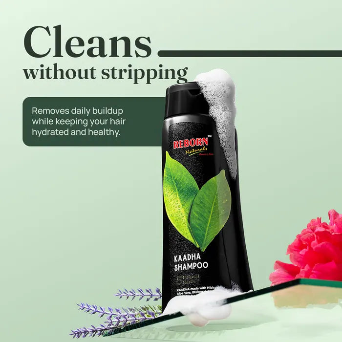Kaadha Shampoo cleans without stripping