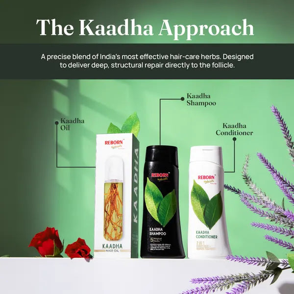 Kaadha Hair Oil, Shampoo and Conditioner