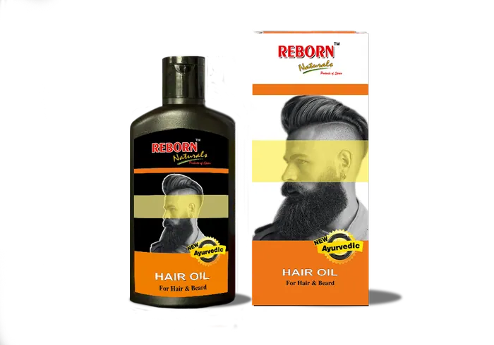 Rosemary Hair and Beard Oil with its box