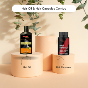 Beard oil & Ayurvedic hair growth capsule